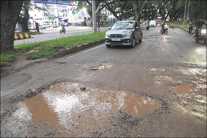 pothole-filled streets