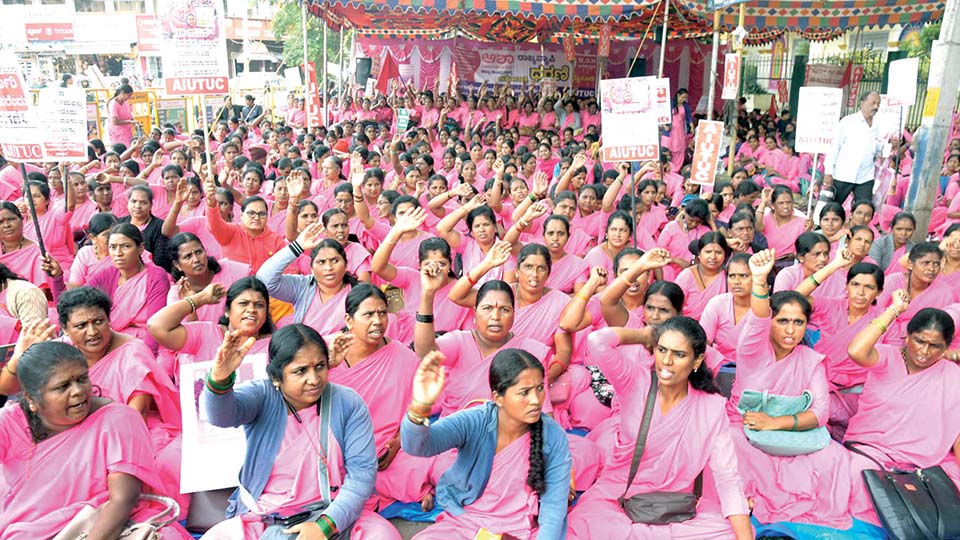 ASHA workers launch three-day strike
