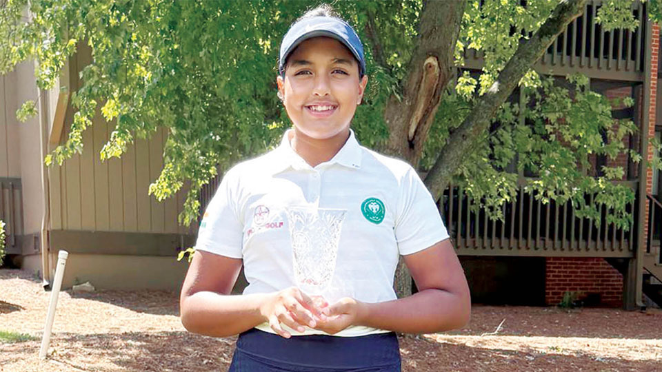 US Kids Golf World Championship – 2025: Kodagu girl Aida Thimmaiah finishes third