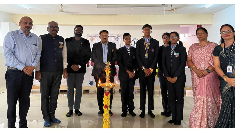 Installation of Interact Club of Capitol Public School