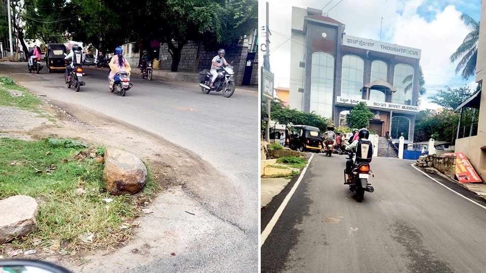 Contour Road – Adi Pampa junction is a danger zone