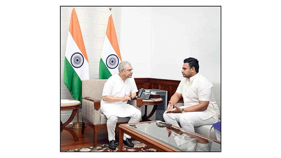 MP seeks Vande Bharat link from Mysuru to Tirupati