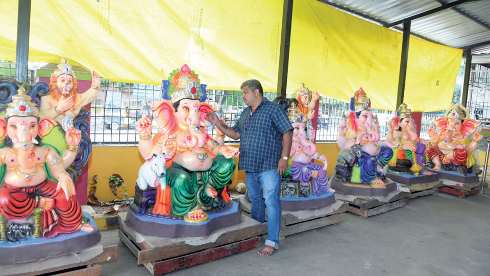 Ganesha arrives in unique avatars
