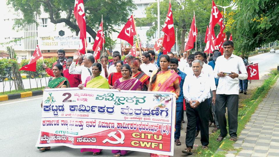 Union Government has failed to protect the interests of construction workers