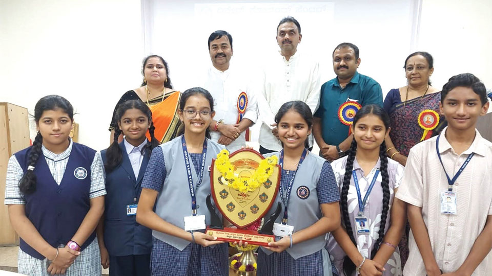 BVB students excel in Kannada debate