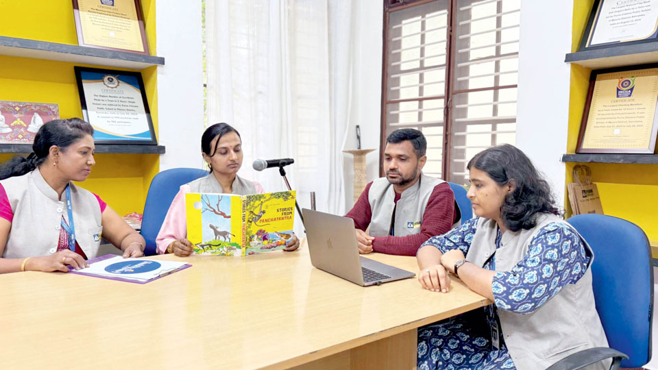 Purna Chethana launches bedtime stories for children