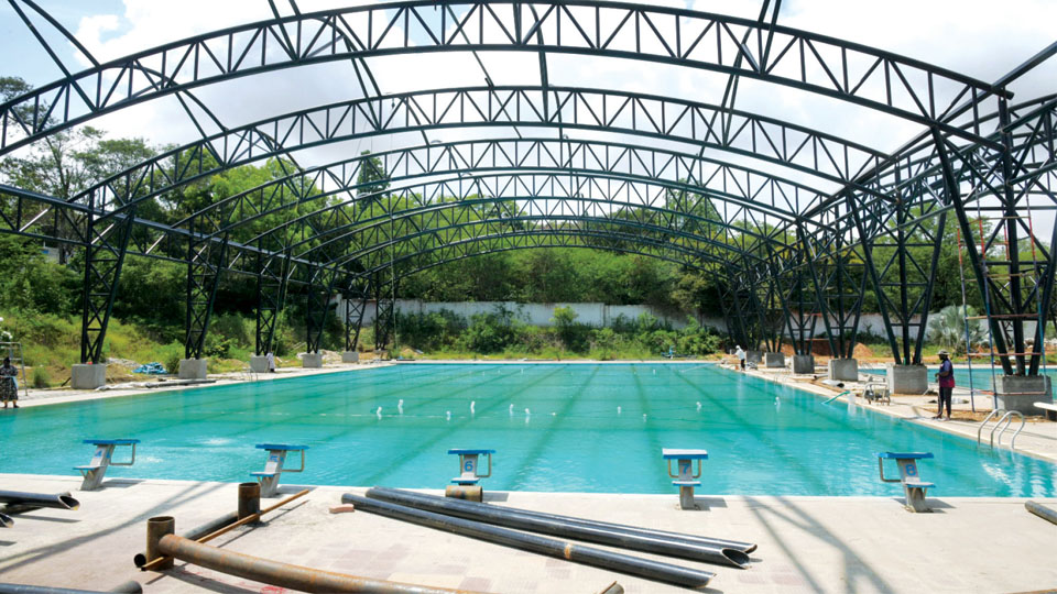 Chamundi Vihar Stadium gets facelift ahead of Dasara Sports Meet