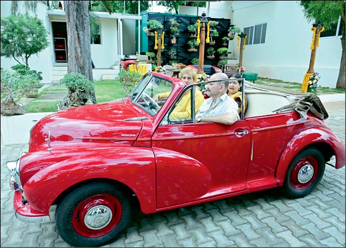 vintage cars and  bikes exhibition