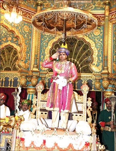 Khas Durbar at Mysore Palace