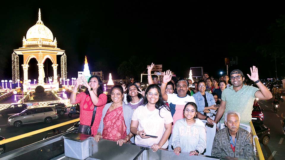 Enjoy dazzling Dasara lights from new