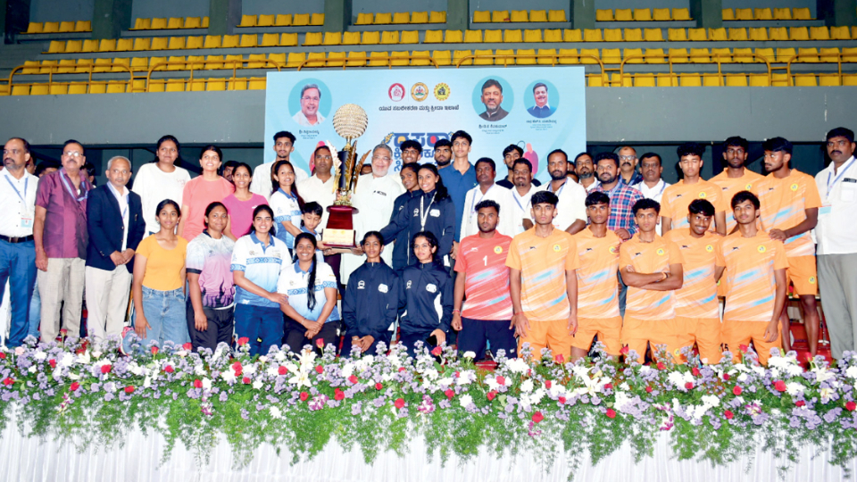 Dasara CM Cup Sports Meet-2025 – Bengaluru Urban bags Overall Championship; Mysuru Division second, Belagavi third
