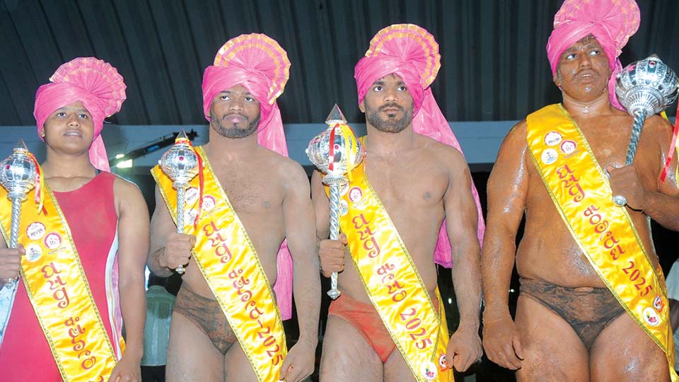 Curtain falls on Dasara Wrestling tournament