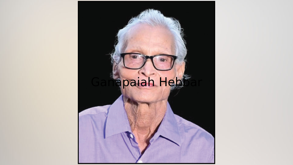 Ganapaiah Hebbar