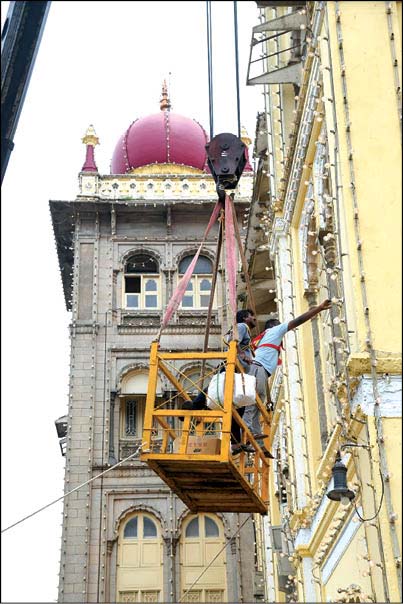 Mysore Palace’s illumination