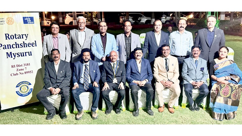 New team of Rotary Panchsheel Mysore