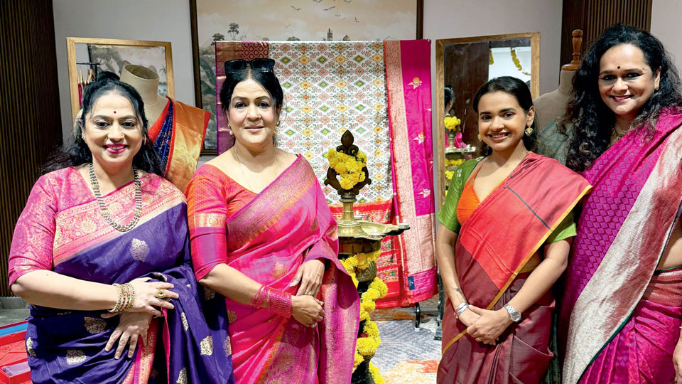 Sanskruti Silks showcases Dasara Collections in city