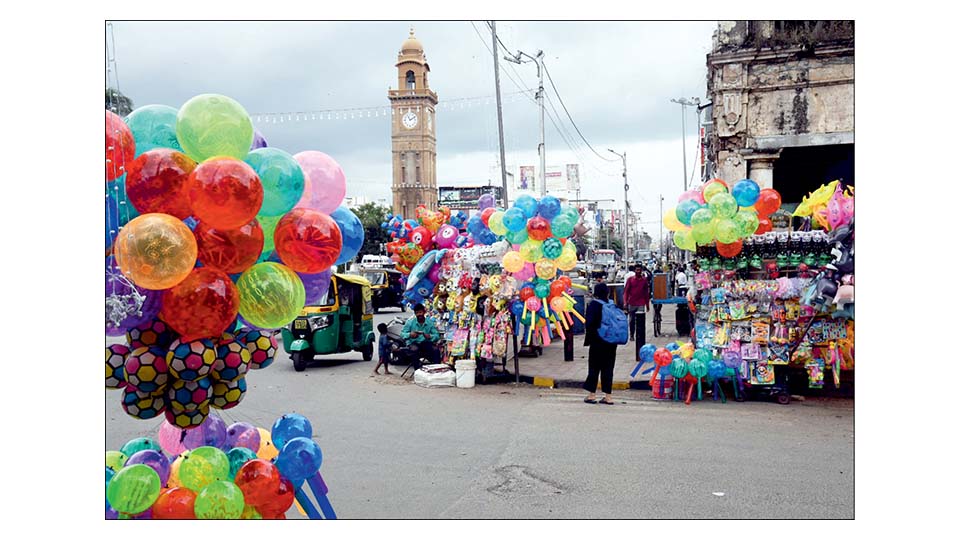 Selling for a living…