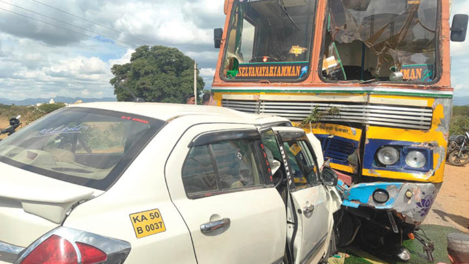 Serial accidents: Three children killed in Chamarajanagar