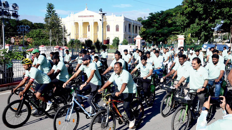 Pedalling through heritage lanes of Mysuru
