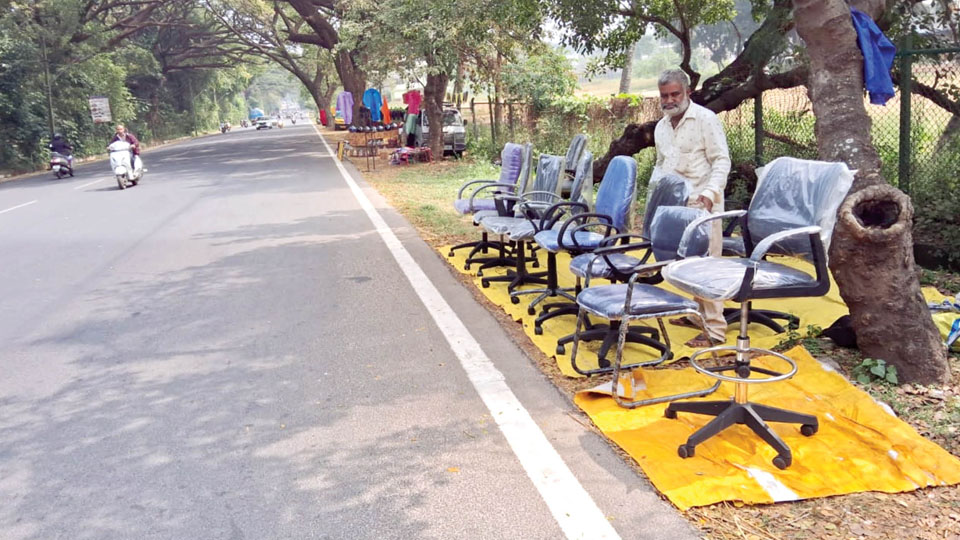 Flex posters & Food-paths… Royal city, a Royal mess