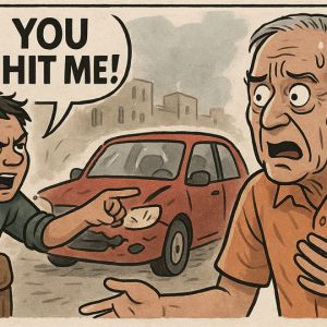 Fake accidents and laxity in security