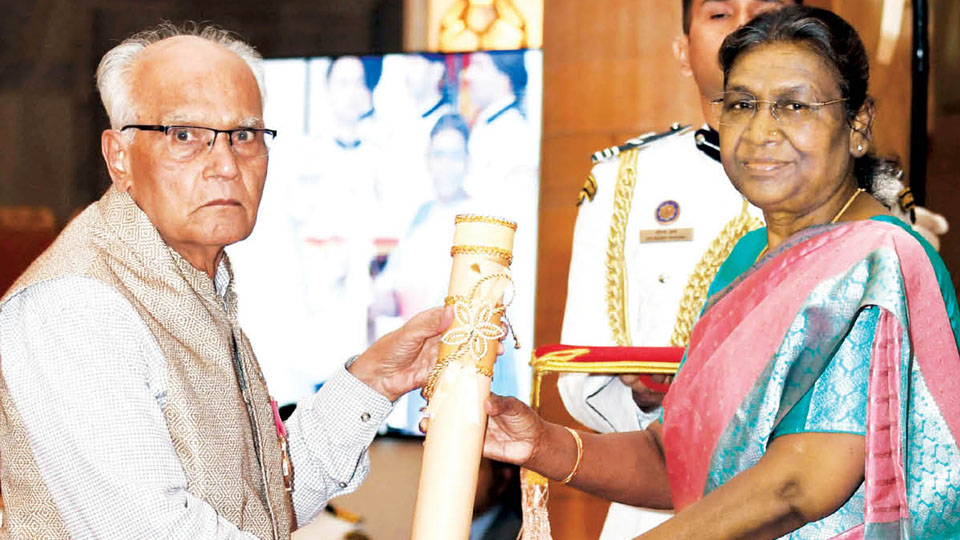 President Murmu condoles Dr. Bhyrappa’s demise