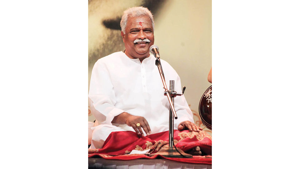 Rajya Sangeetha Vidwan Award for Pandit M. Venkatesh Kumar