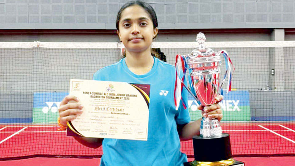 City’s Diya Bheemaiah wins bronze medal
