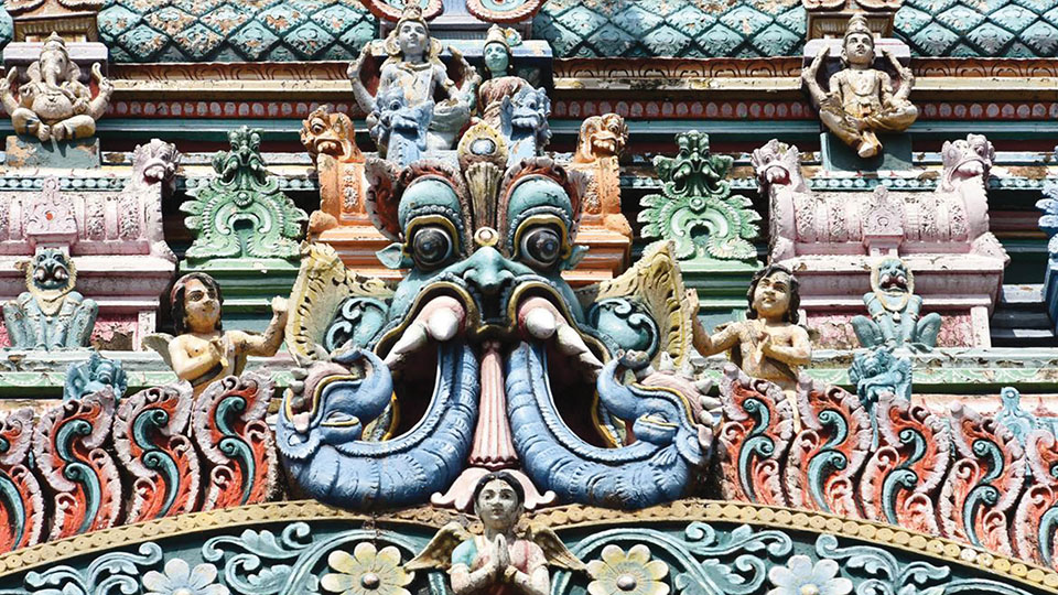 The Head on the Temple