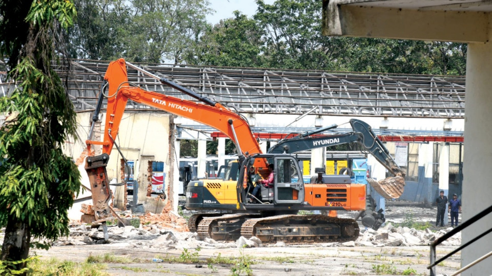 Old depots demolished to make way for new terminal