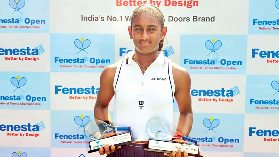 Fenesta Open National Tennis Championship: Double glory for Padmapriya