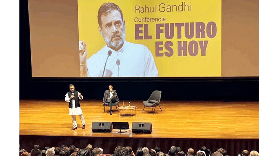 Rahul Gandhi’s ‘Whine’ Tour Threatening Indian Sovereignty ?