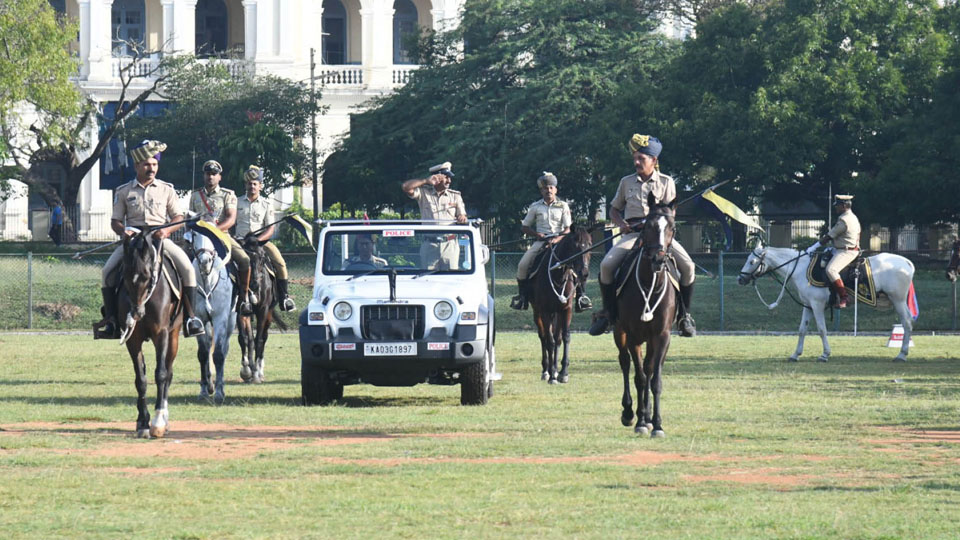 Kannada Rajyotsava parade rehearsal held