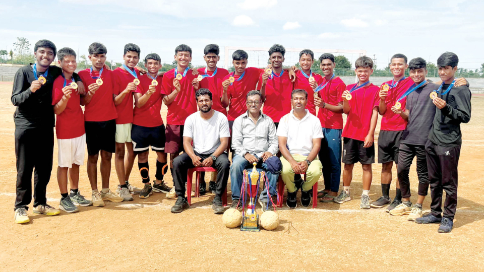 Mysuru Handball Team clinches Divisional Championship