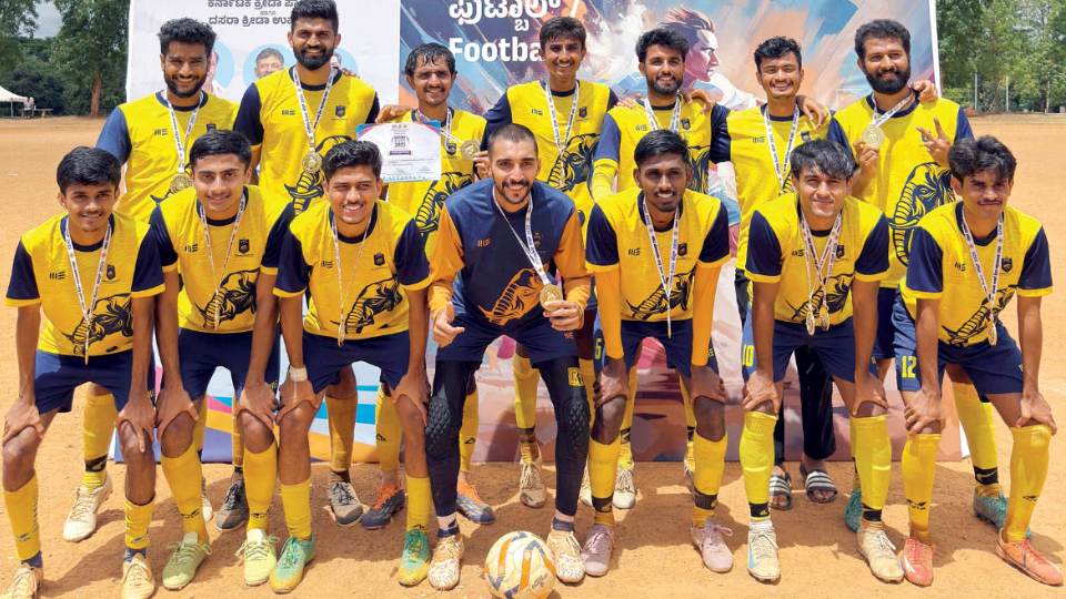Vijayanagar Football Club reigns supreme in Dasara CM Cup