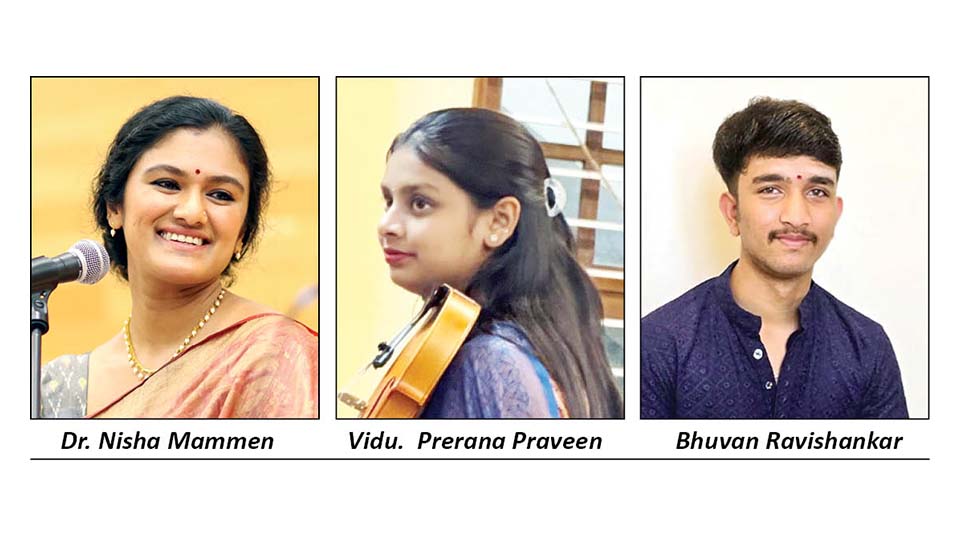 Vocal concert at the residence of Mysore Vasudevacharya