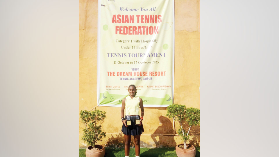 Yet another Doubles title for Padmapriya