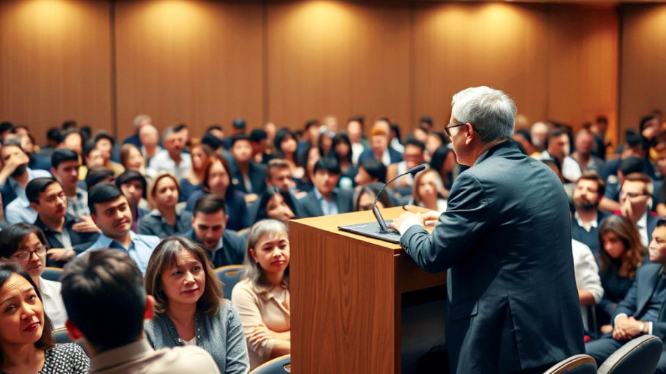 Recognising AI authorship in public speaking