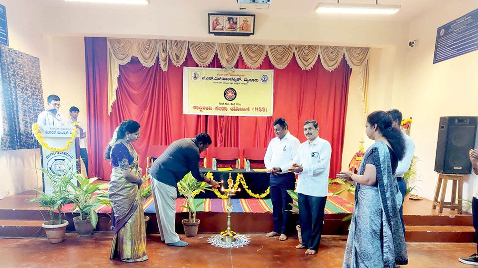 JSS Polytechnic celebrates NSS Day