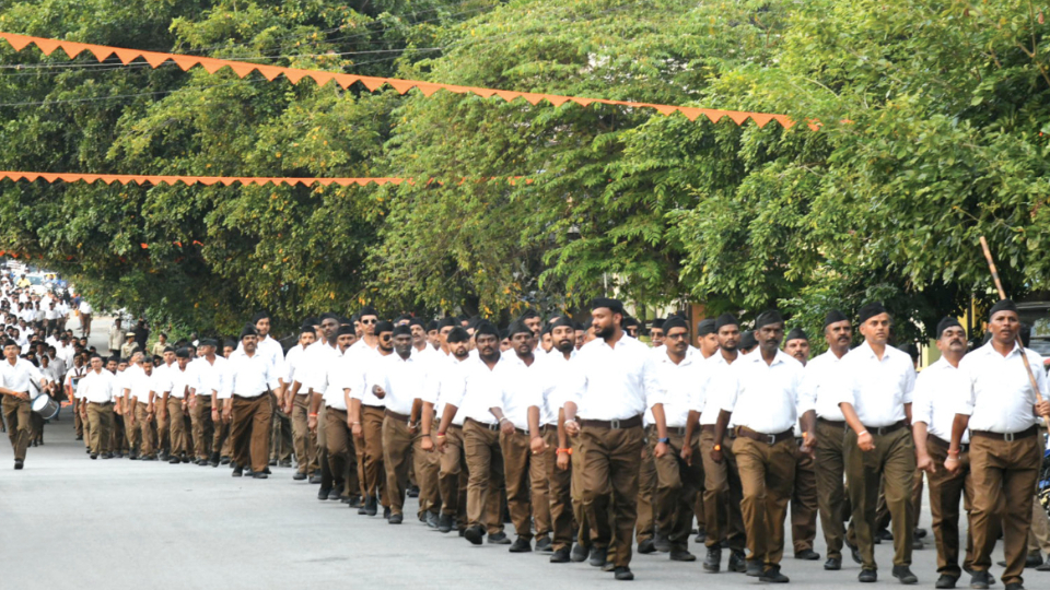 ‘Patha Sanchalana’ marks RSS centenary