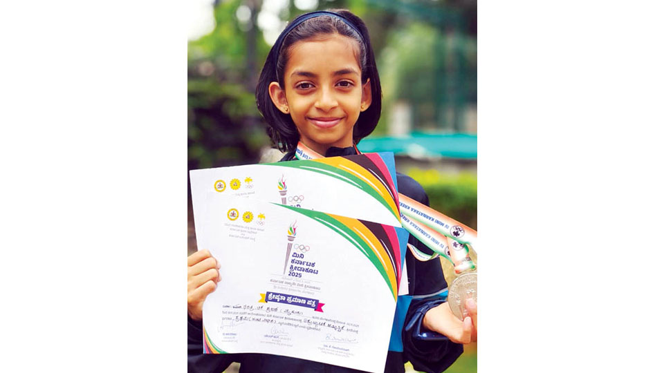 Dhathri bags gold in Acrobatic Gymnastics