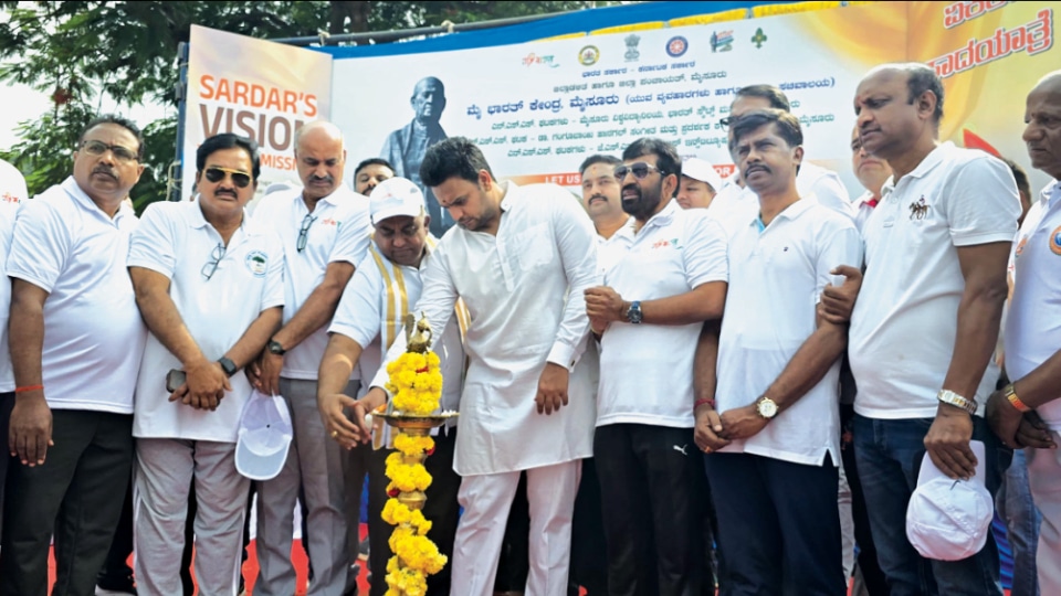 MP inaugurates Unity March in city