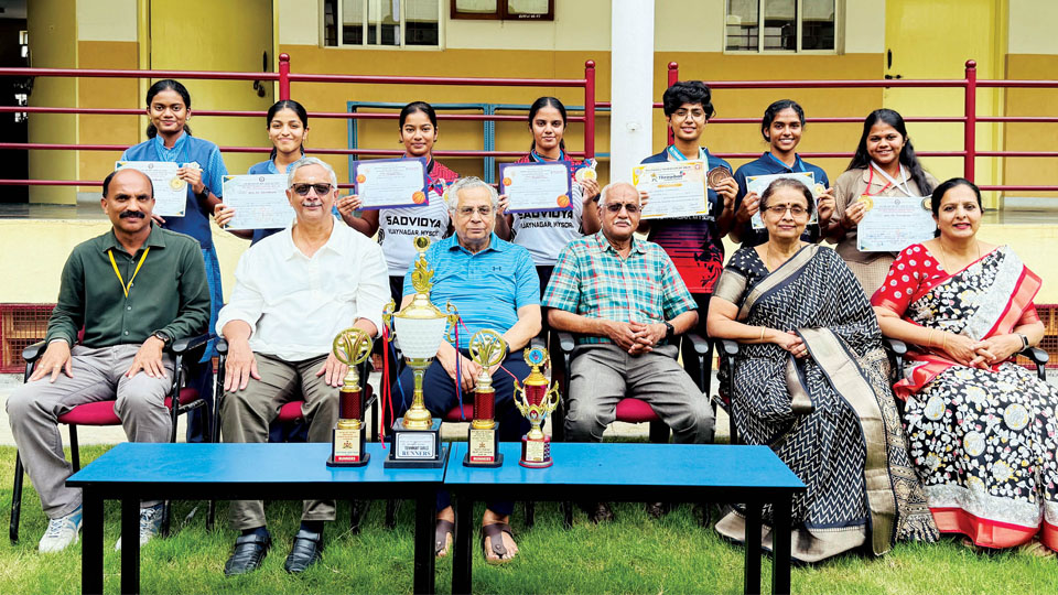 SSRPU College girls selected for State-level Sports contests