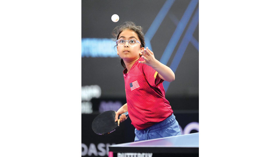 Shreya Srinivasan Selected for USA Under-11 Table Tennis Girls Team