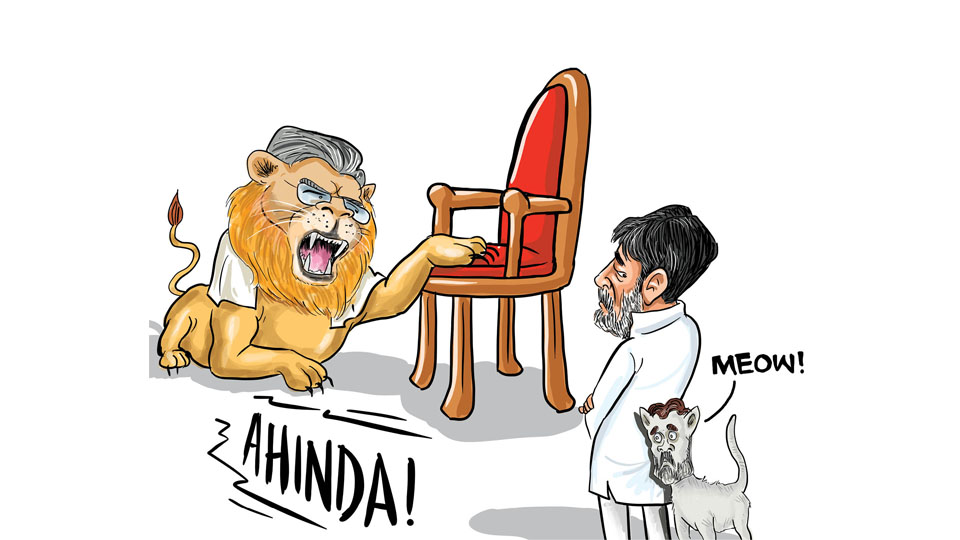 Siddu is a Lion because … the Congress High Command is a Pussycat