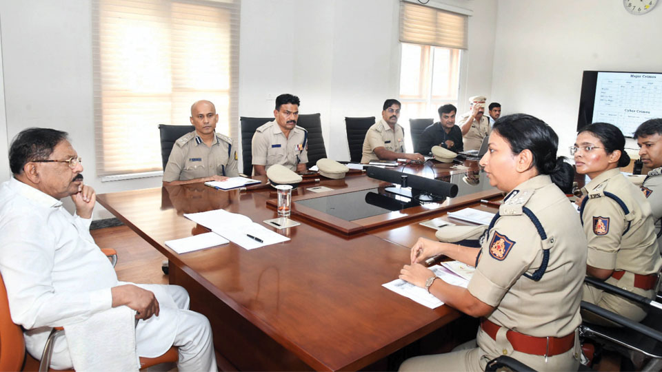 Home Minister holds Crime Review Meet
