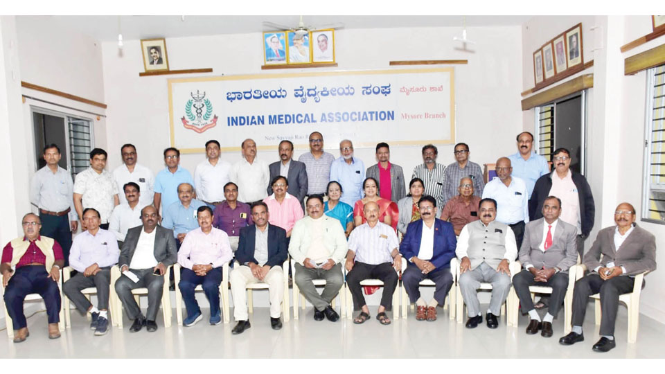 Elected as new office-bearers of Indian Medical Association