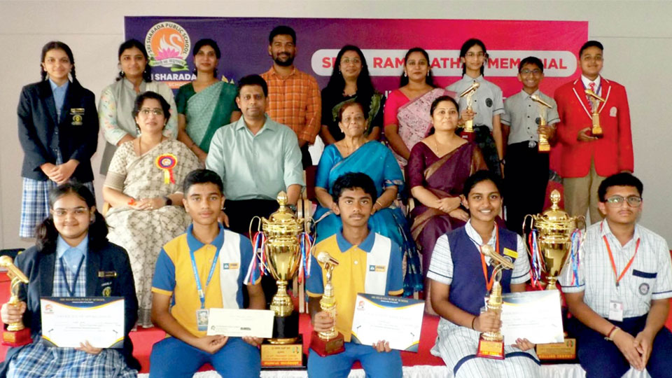 Sri Sharada Public School hosts Inter-High School Debate competition
