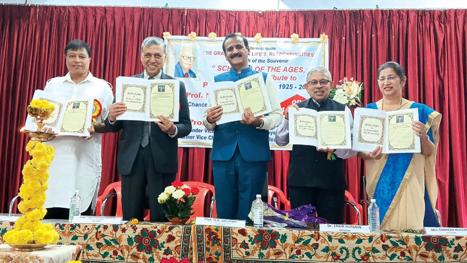 UoM VC launches souvenir ‘Scholar of the Ages’