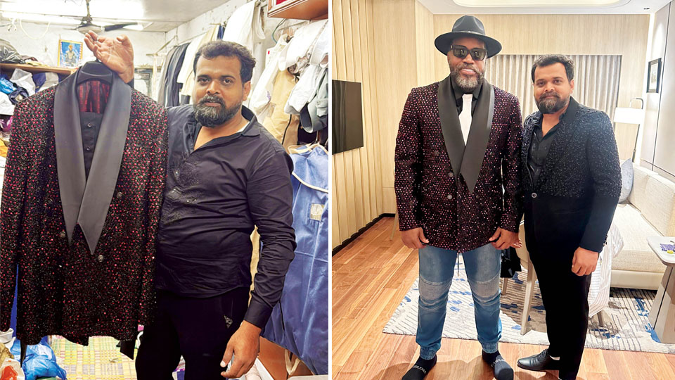 Mysuru blazer for Gayle